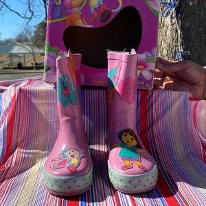 Little girl rain boot